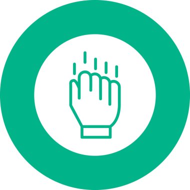 Modern simgeye, vektör illüstrasyonuna direnin