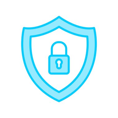 Güvenlik sisteminin vektör çizimi