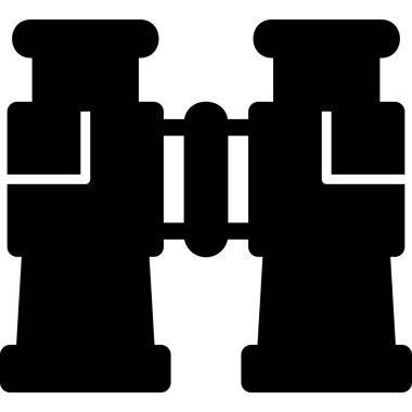 Dürbün. Web simgesi basit illüstrasyon