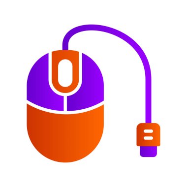 Bilgisayar fare web simgesi, vektör çizim