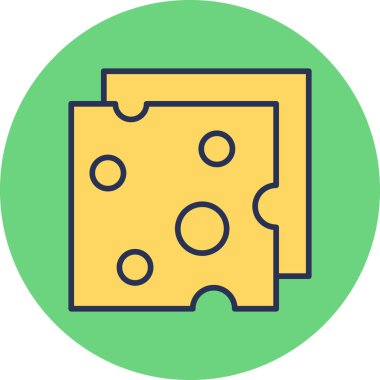 Gıda simgesinin vektör illüstrasyonu