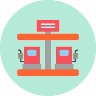 Havaalanı simgesinin vektör illüstrasyonu