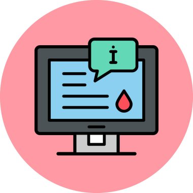  Information  web icon simple illustration