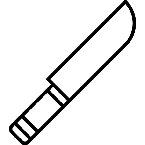 Knife Icon Vector Illustration — Stock Vector