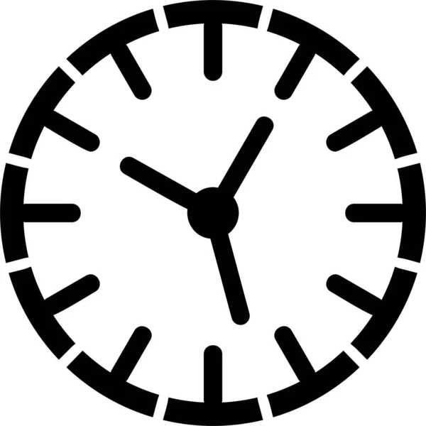 时钟时间 智能手机装置的数字图像 — 图库矢量图片