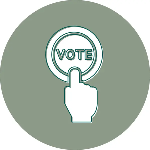 Vote Icon Vector Illustration — Stock Vector