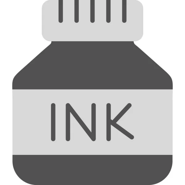 Ilustración Vector Icono Moderno Tinta — Vector de stock