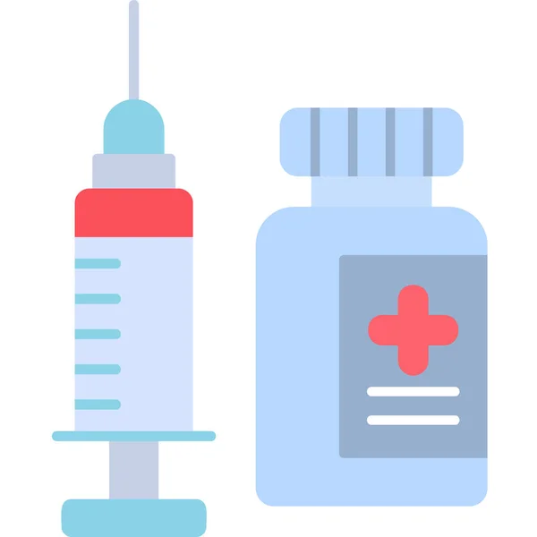 Icône Vectorielle Médicale Soins Santé — Image vectorielle