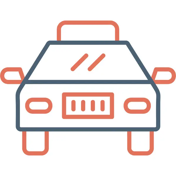 Taxi Symbol Vektor Illustration — Stockvektor