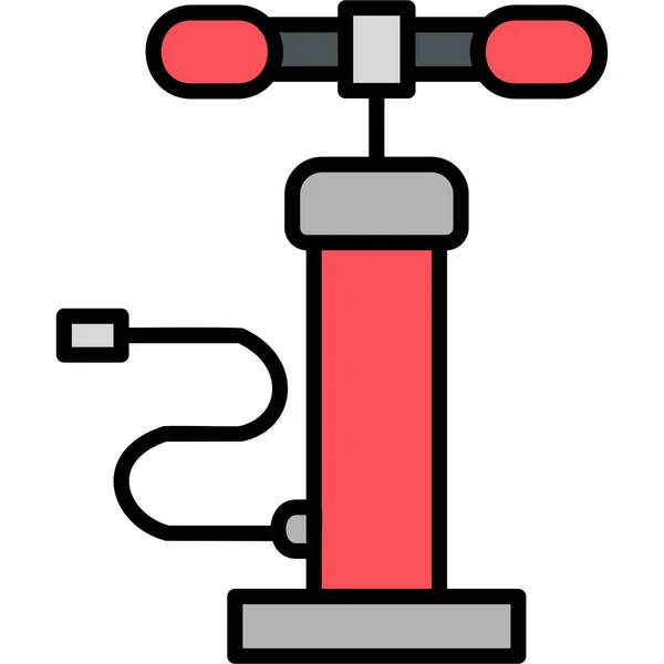 Fahrrad Web Symbol Einfache Illustration — Stockvektor