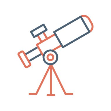 vector illustration of modern Telescope icon