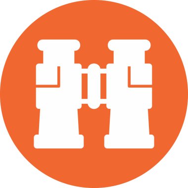 binoküler vektör simgesi işareti................