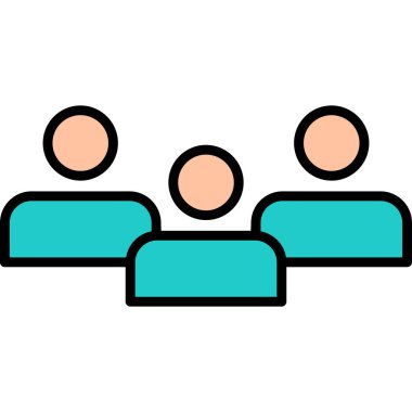 İş ekibi. Web simgesi