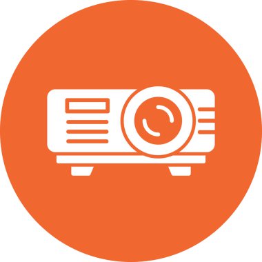 Projector web icon vector illustration