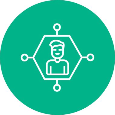 seo modern simgesinin vektör illüstrasyonu