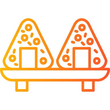 Yemek. Web simgesi basit illüstrasyon