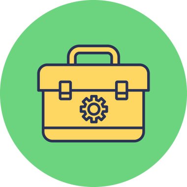 vector illustration of modern Toolbox icon
