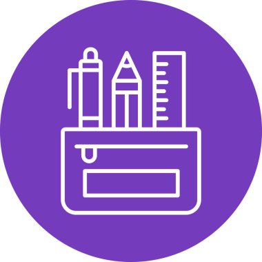 kırtasiye simgesi vektör illüstrasyonu