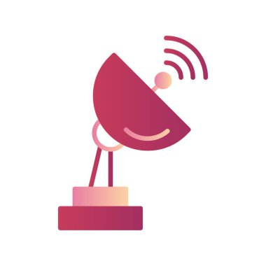 bir uydu vektör çizim