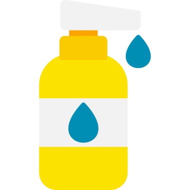 Bebek losyonu web simgesi basit illüstrasyon