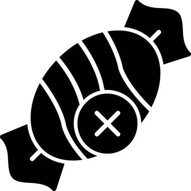 - Şeker. Web simgesi basit illüstrasyon