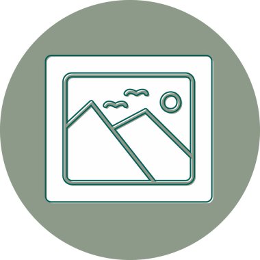 Bir resmin vektör illüstrasyonu