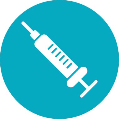 enjeksiyon vektörü ince çizgi simgesi