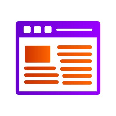 vector illustration of abstract web page 