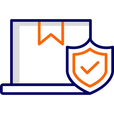 Kutu modern simge, vektör illüstrasyonu