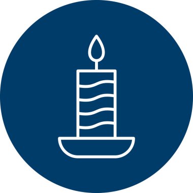 Mum simgesi vektör illüstrasyonu