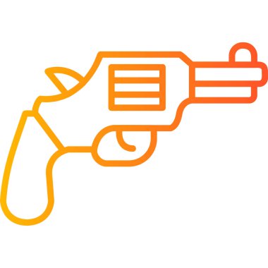 Silah. Web simgesi basit illüstrasyon