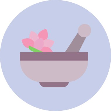 Havan topu. Web simgesi basit illüstrasyon