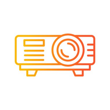 Projector web icon vector illustration