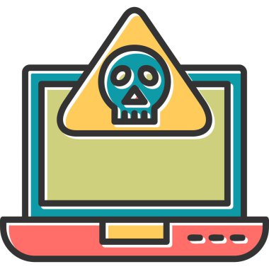 Bilgisayar. Web simgesi basit illüstrasyon