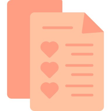 Aşk kalbi. Basit tasarım