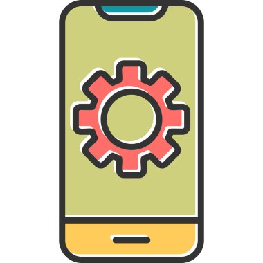 Cep telefonu. Web simgesi 