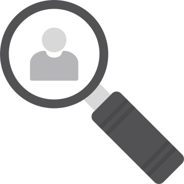 Ara. Web simgesi basit illüstrasyon