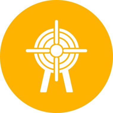 hedef simge vektör illüstrasyonu