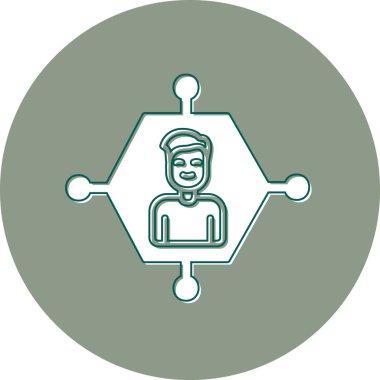 seo modern simgesinin vektör illüstrasyonu