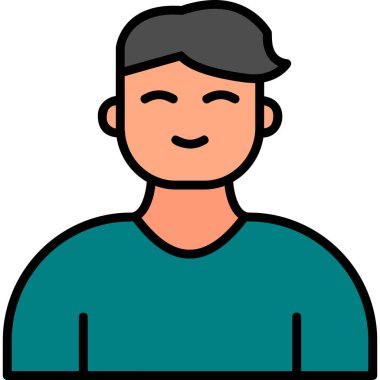 Lider web simgesi basit illüstrasyon