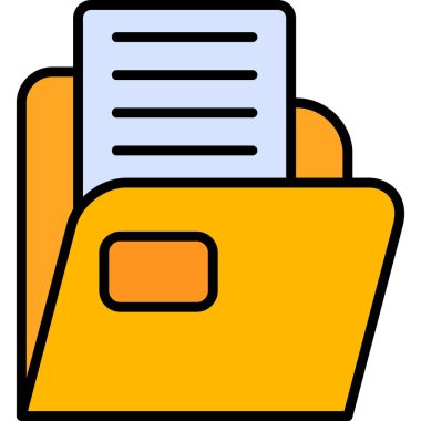 folder icon, web simple illustration