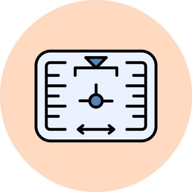 Hud modern simgesi, vektör illüstrasyonu