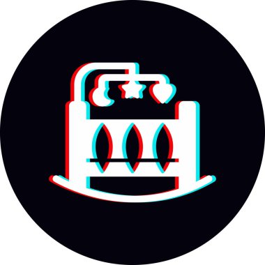 Beşik simgesi vektör illüstrasyonu