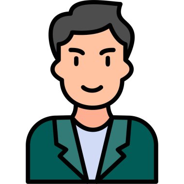 Aday modern simge, vektör illüstrasyonu