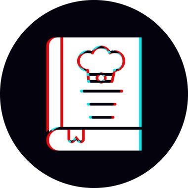 Kitap simgesinin vektör illüstrasyonu