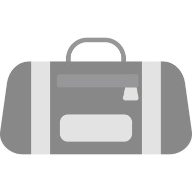 Çanta. Web simgesi basit illüstrasyon