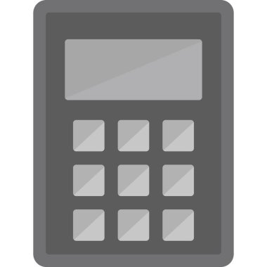 Web hesap makinesi simgesi. vektör illüstrasyonu