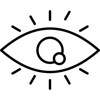 Eye icon modern vector illustration