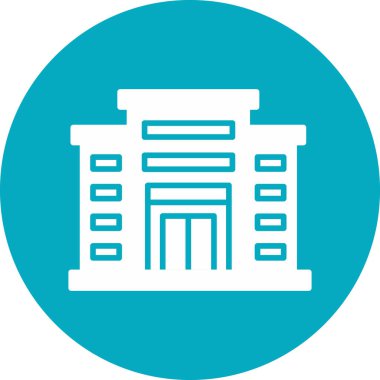 Alışveriş merkezi, süpermarket web simgesi basit illüstrasyon
