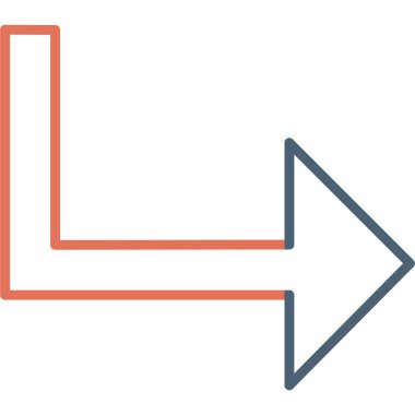 ok simgesi işaret vektör illüstrasyonu